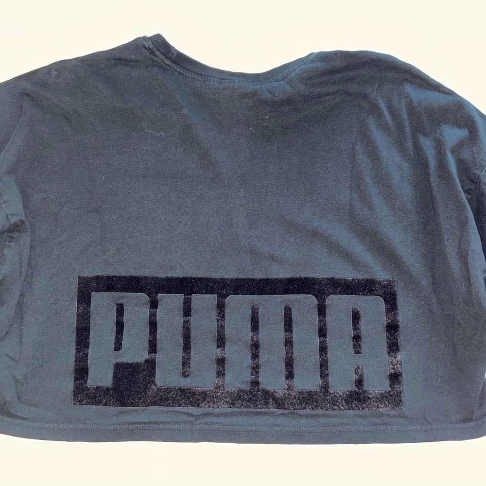 Black Puma Cropped T